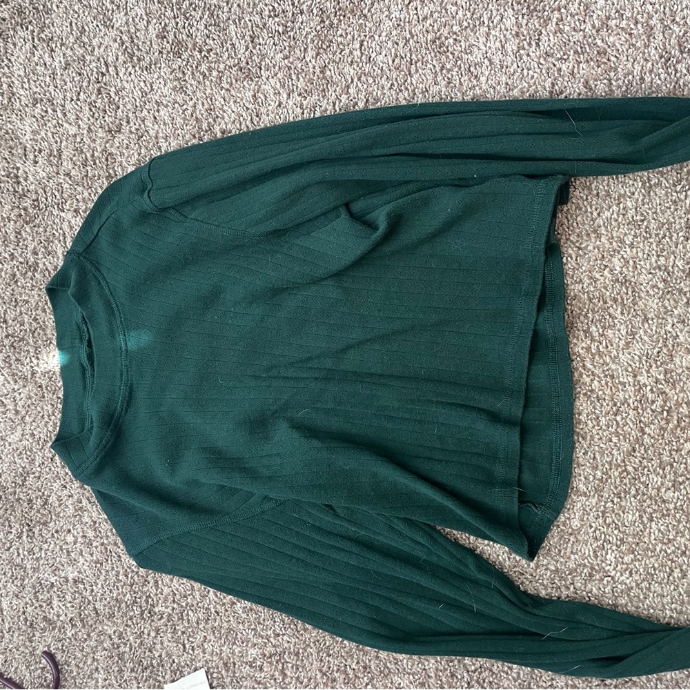 American Eagle Outfitters Green Turtleneck Sweater